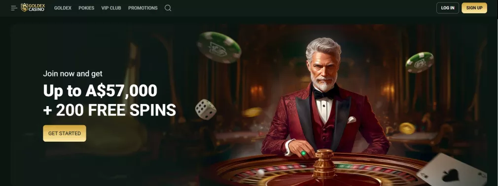 Goldex Casino Willkommensbonus bis 50.000 Euro und 200 Freispiele